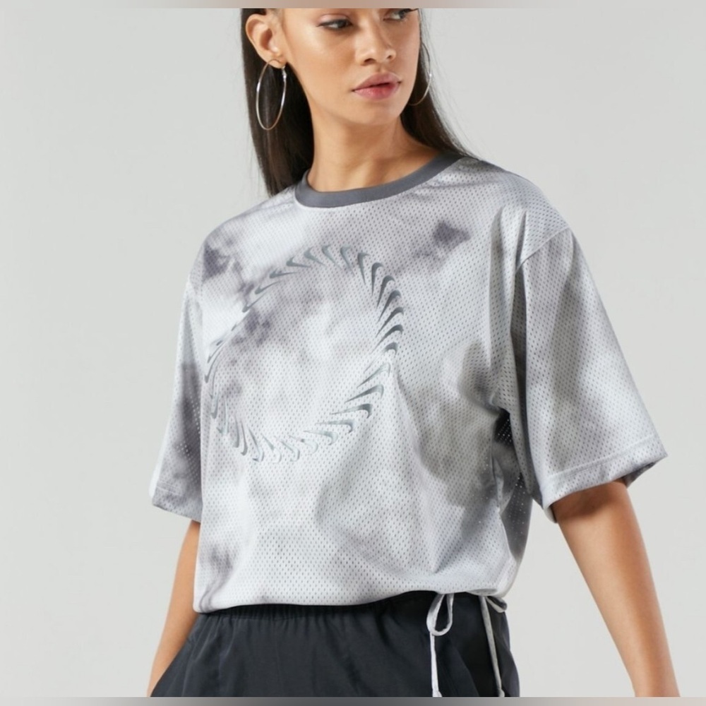 Nike Icon Clash Gray Mesh T-Shirt